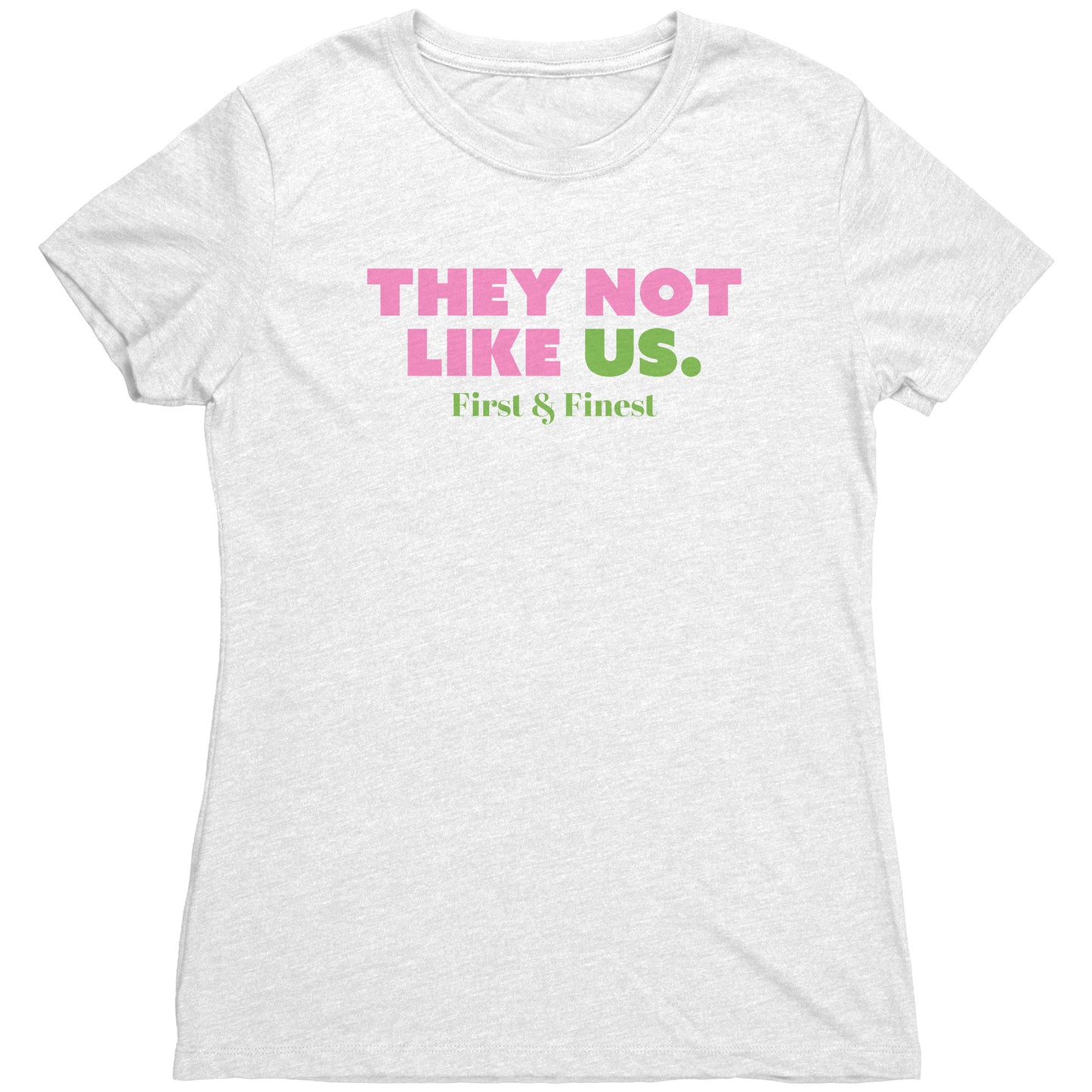 First & Finest Not Like Us Slim Fit Tee