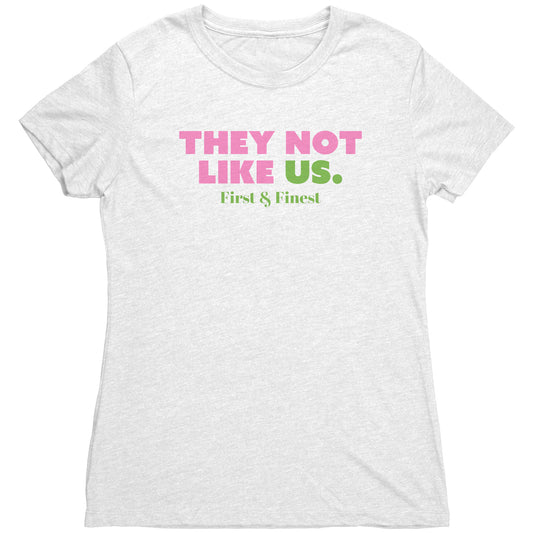 First & Finest Not Like Us Slim Fit Tee