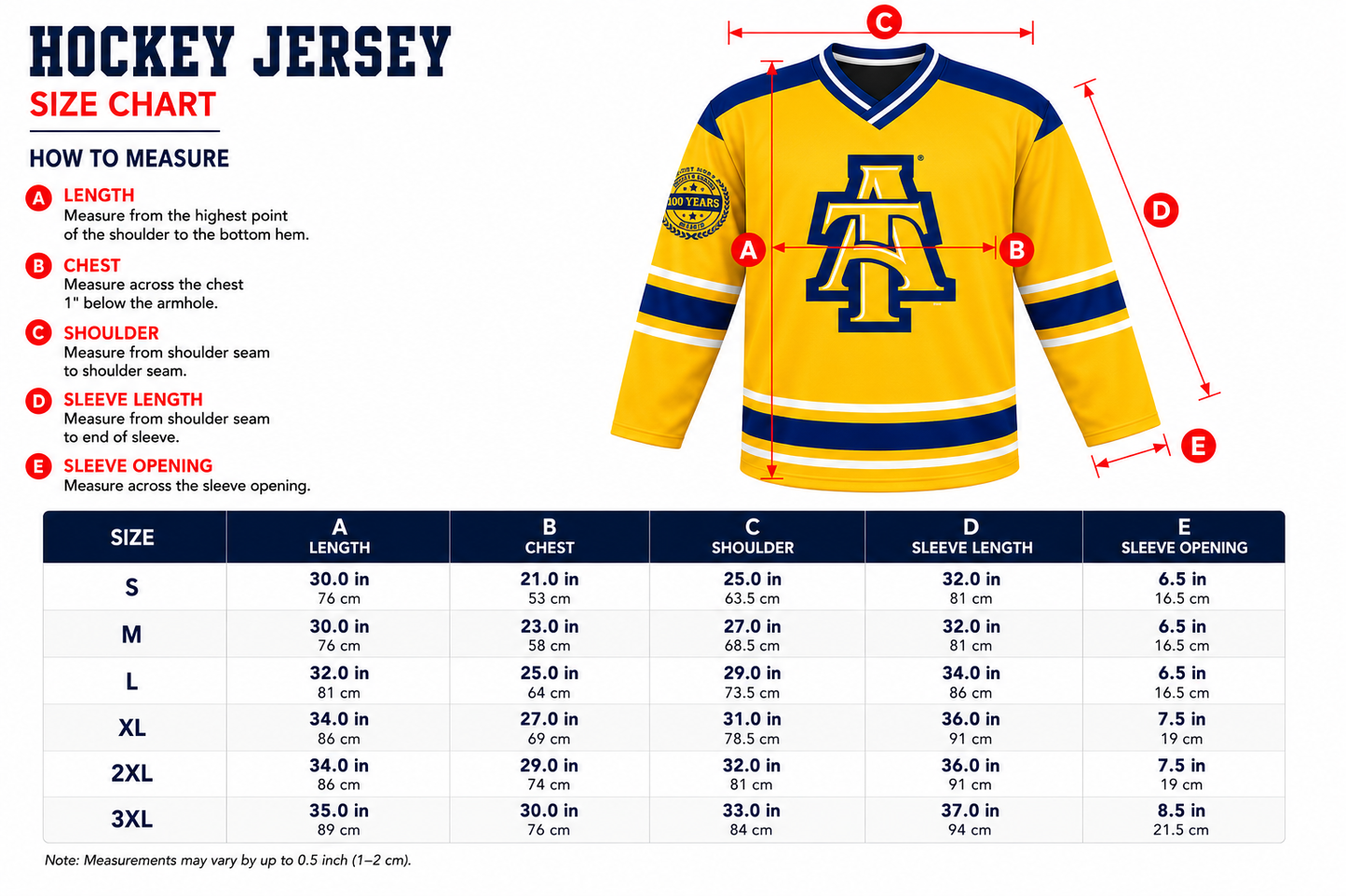 NC A&T Long Sleeve Jersey *PRESALE*