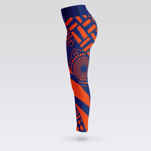 Morgan State Ankara Leggings w Pockets