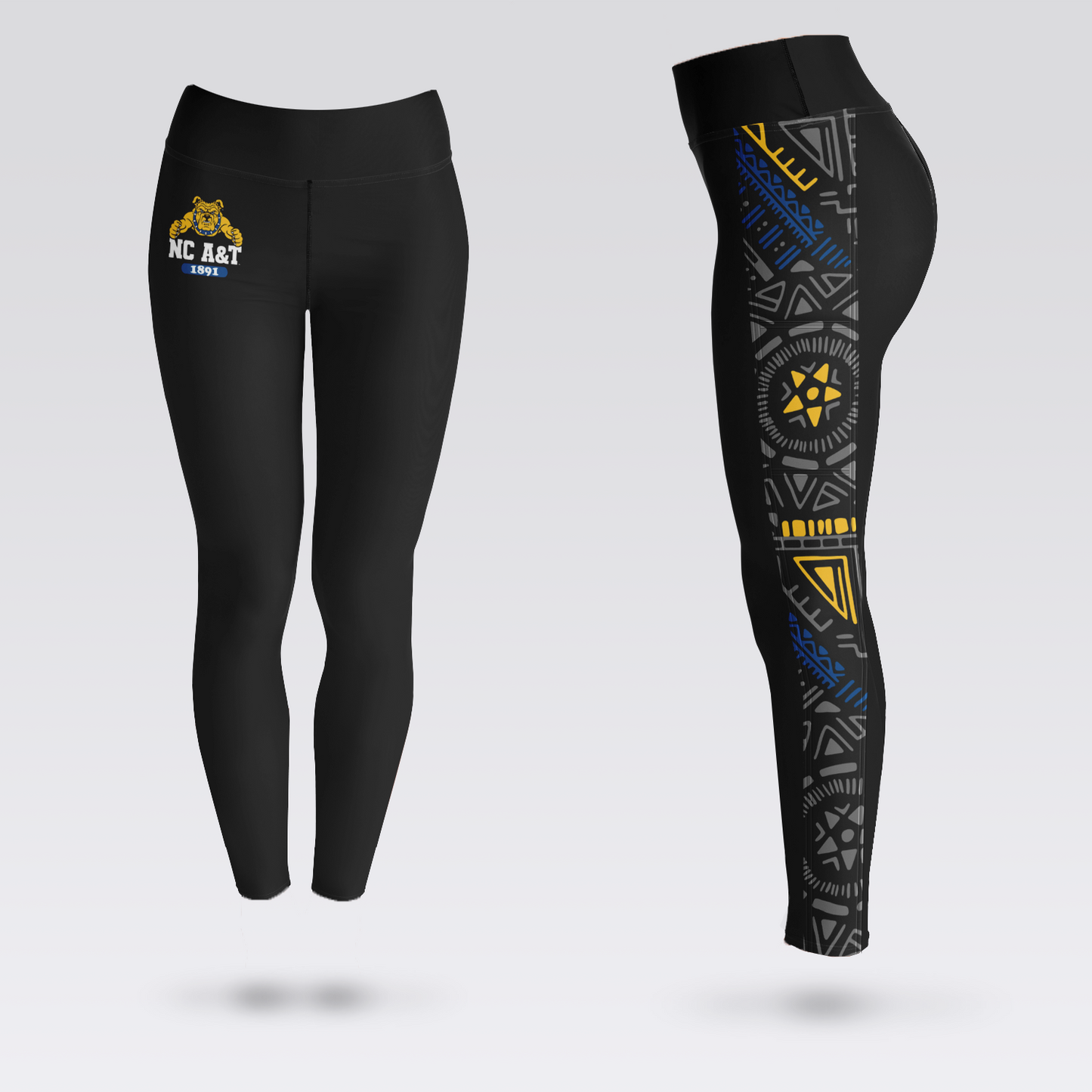 NC A&T Hyperstripe Leggings
