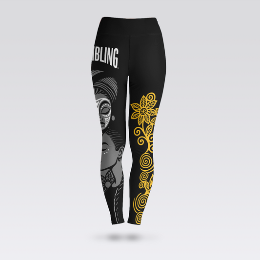 Grambling Afro Goddess Leggings