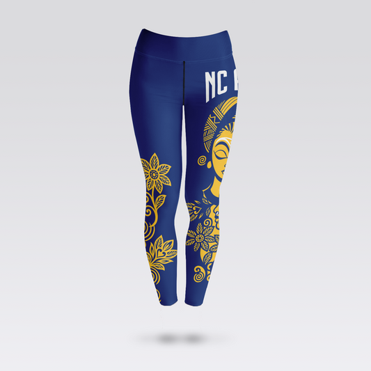 NC A&T Afro Glam Leggings