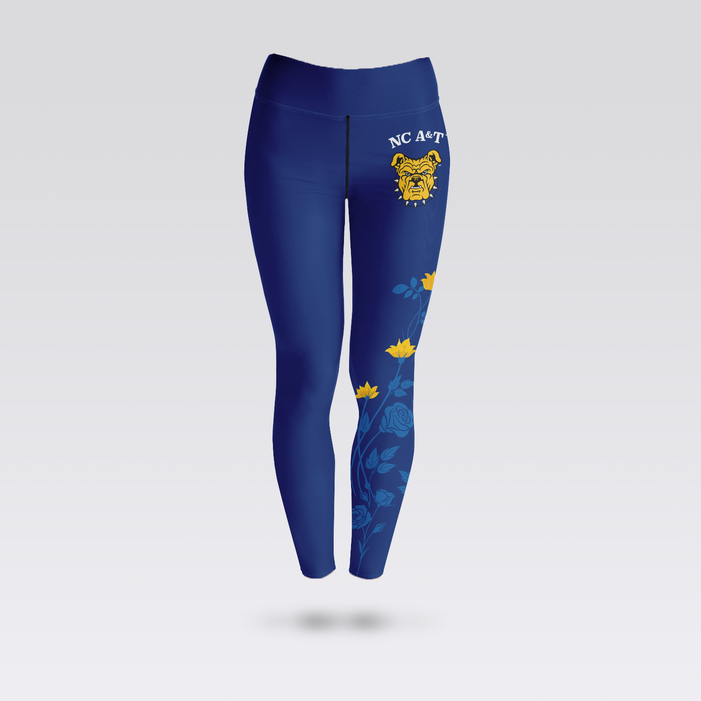 NC A&T Floral Leggings