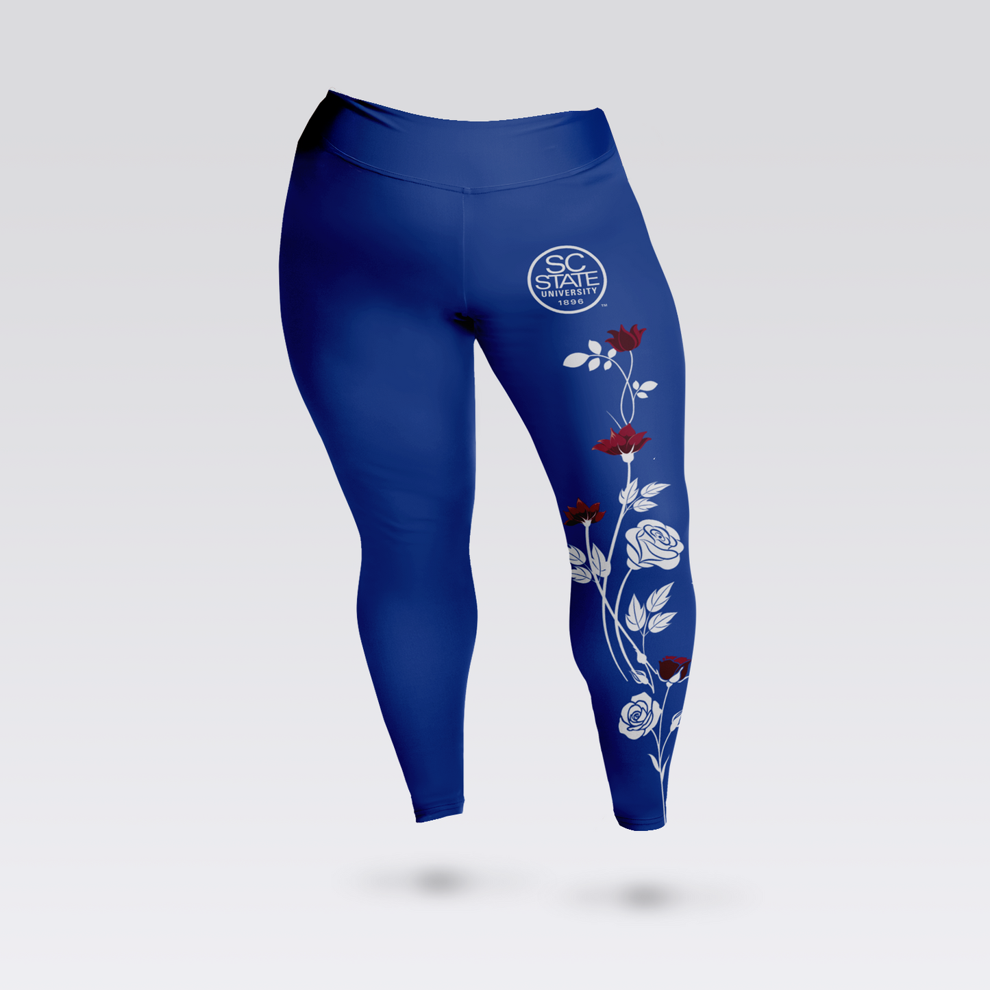 SC State Floral Plus Size Leggings