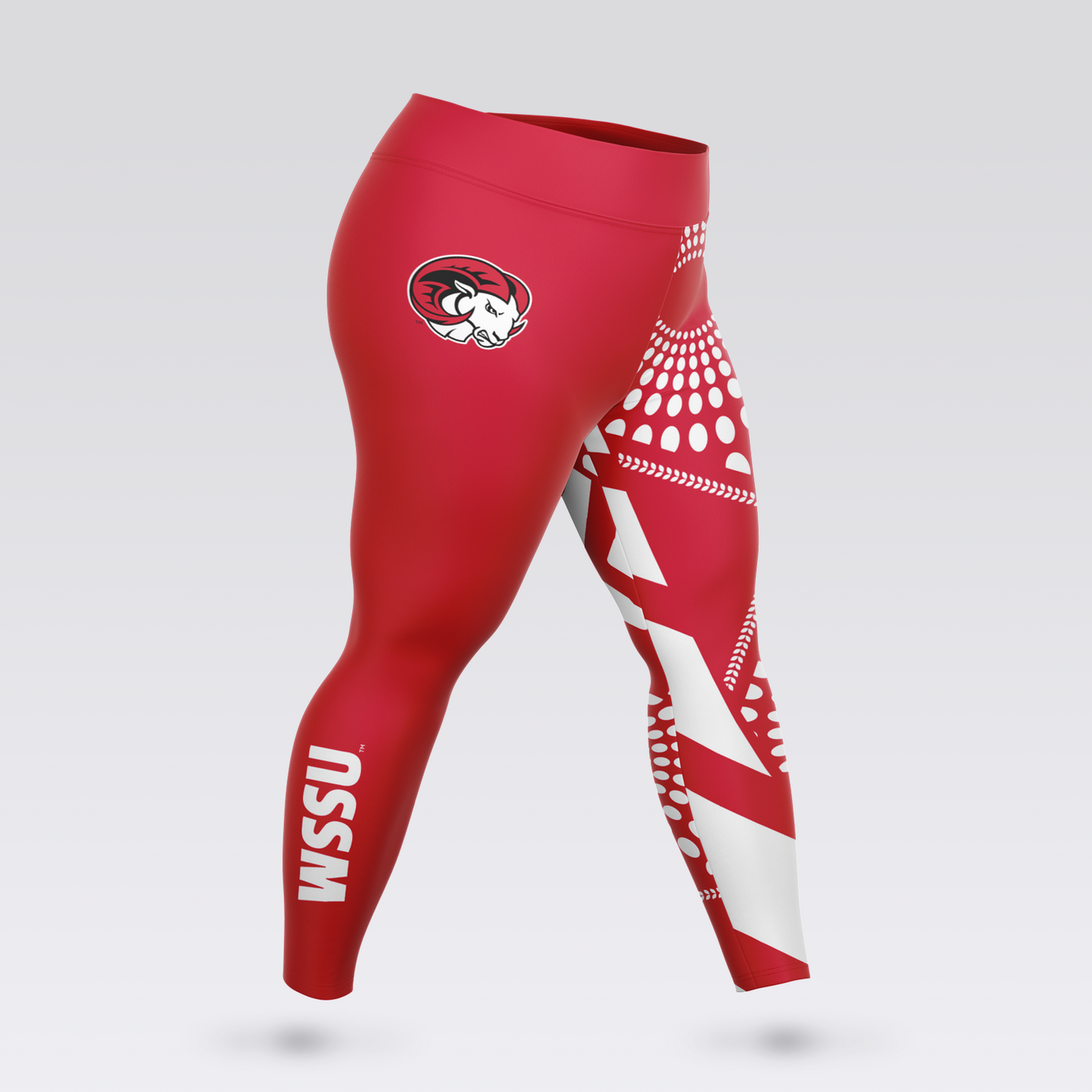 WSSU Ankara Plus Size Leggings