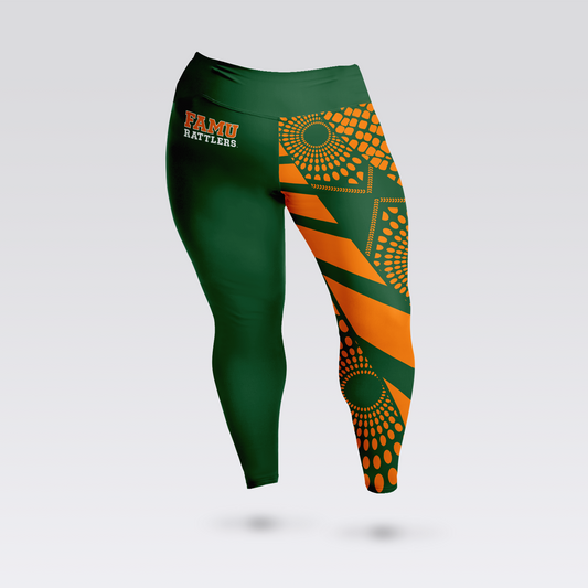 FAMU Rattler Pride Plus Size Leggings