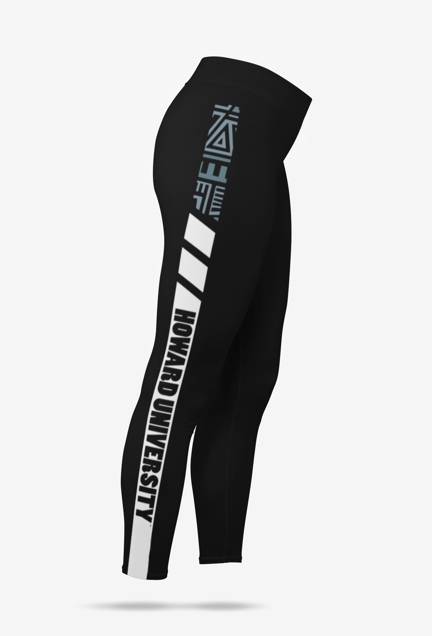 Howard University Bison Racer Leggings with Pocket