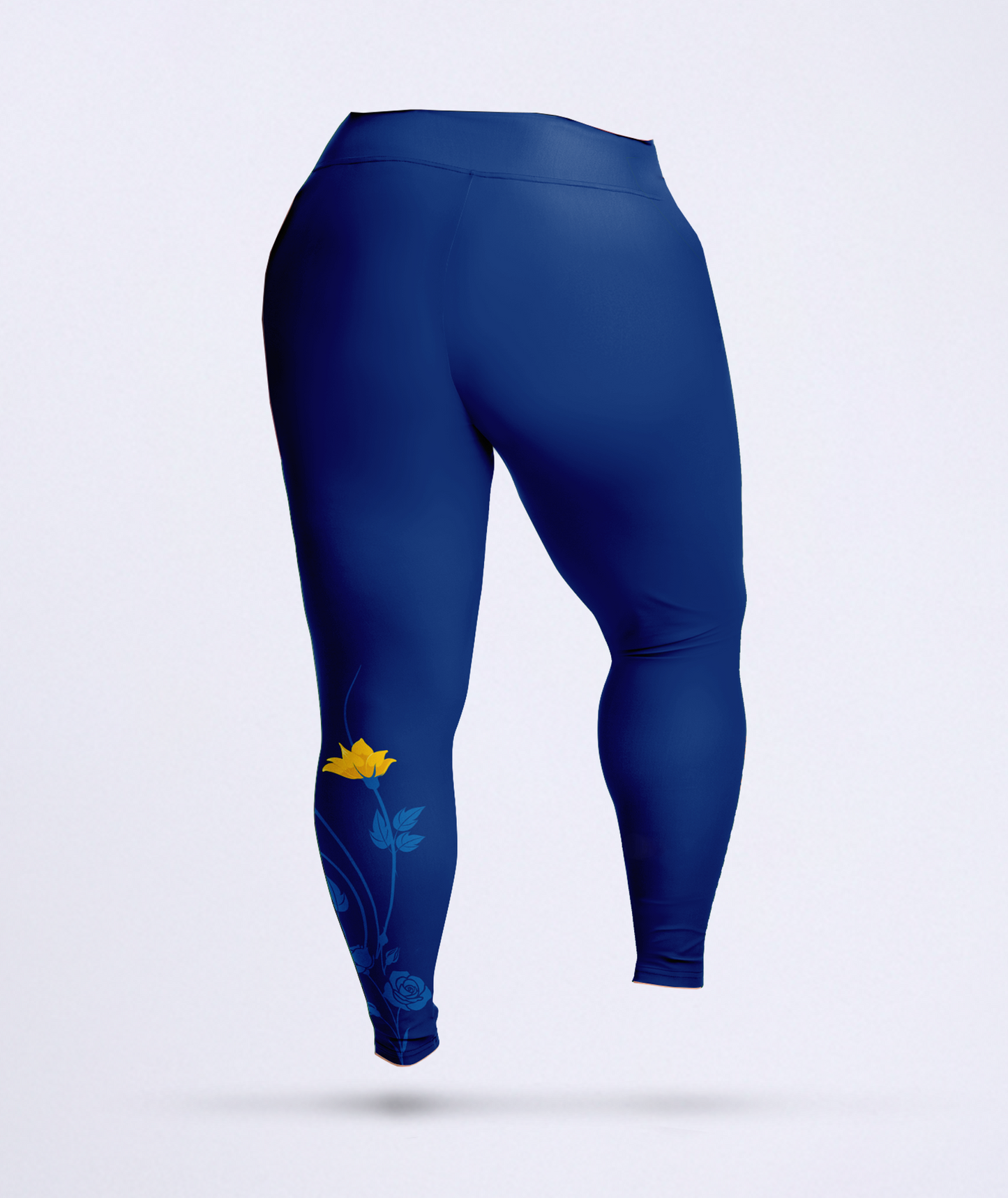 NC A&T Floral Plus Size Leggings