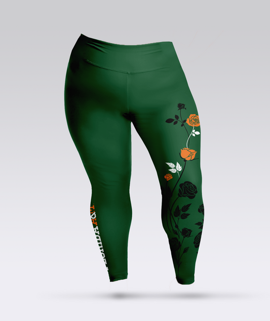 FAMU Floral Plus Size Leggings