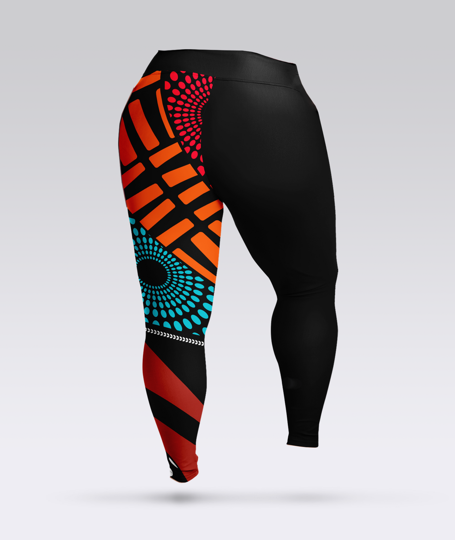 HBCU Ankara Plus Size Leggings