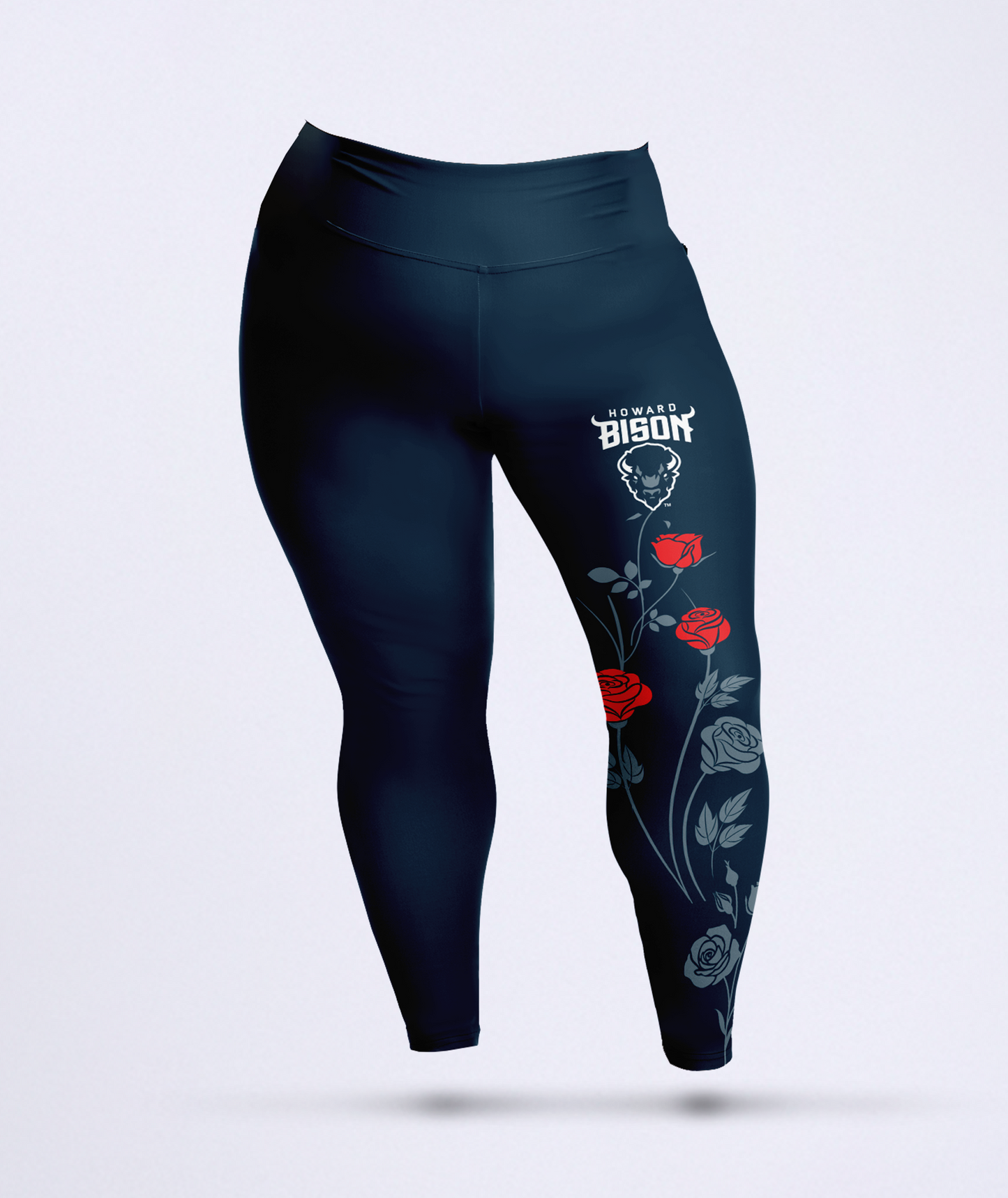Howard Bison™ Floral Plus Size Leggings