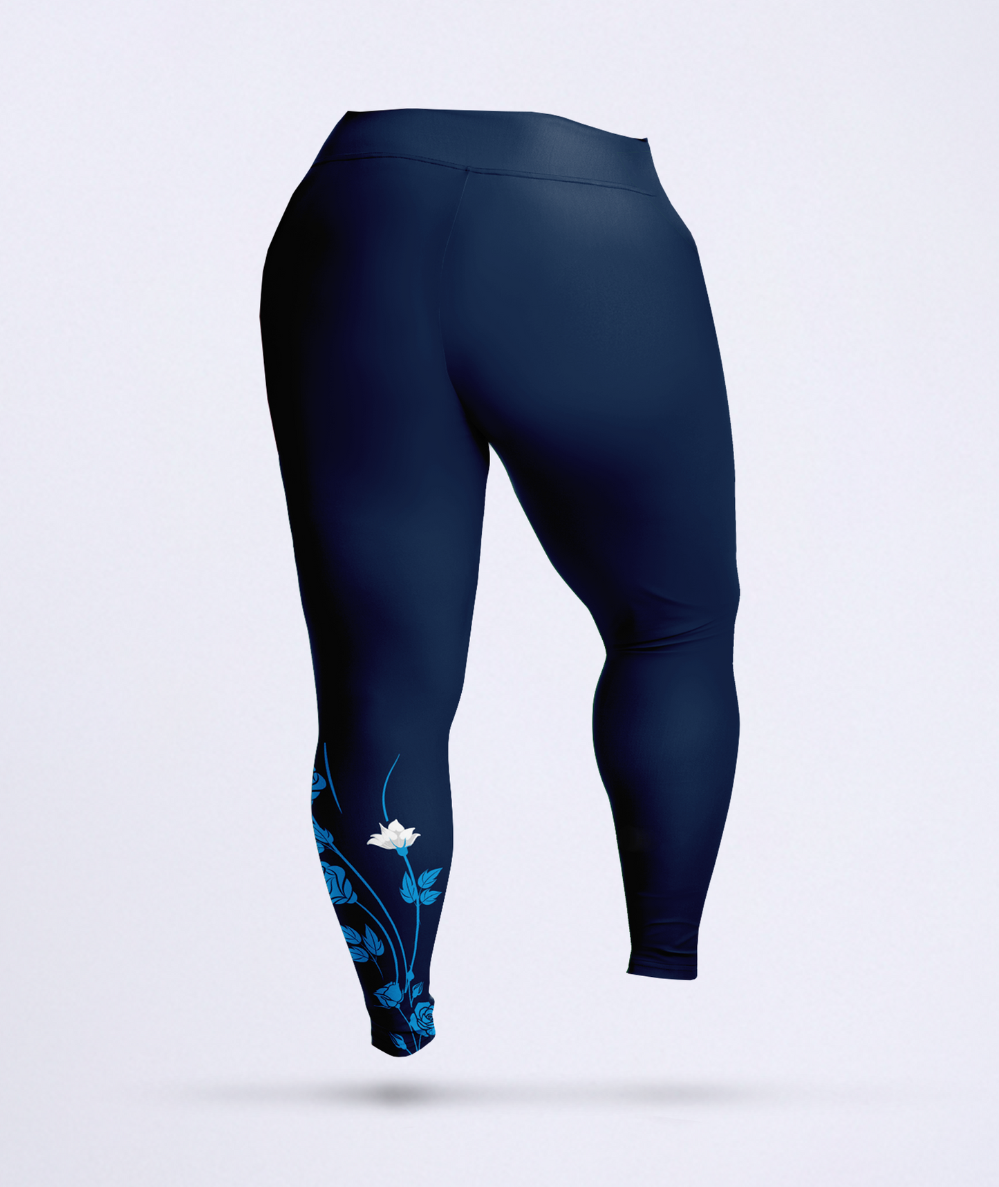 Jackson State Floral Plus Size Leggings
