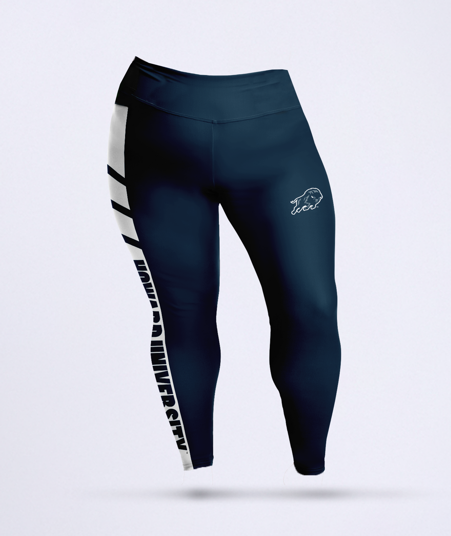 Howard Racer Plus Size Leggings Blue