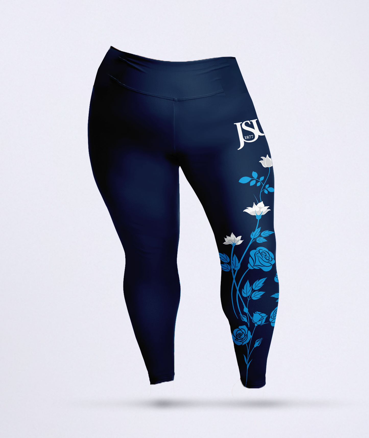 Jackson State Floral Plus Size Leggings