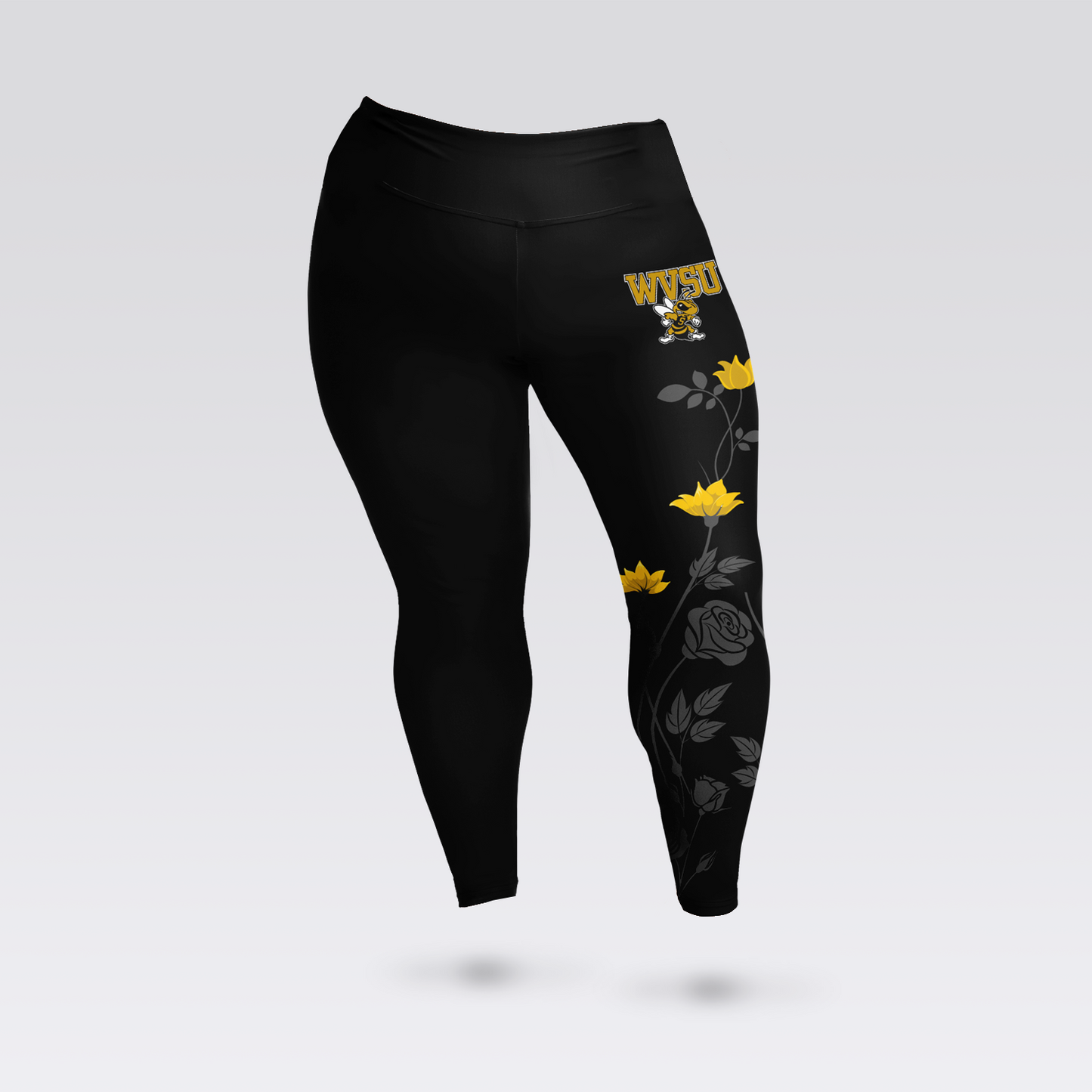 WVSU Floral Plus Size Leggings