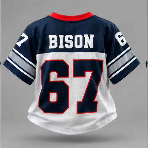 Howard University HBCU Jersey – Cropped