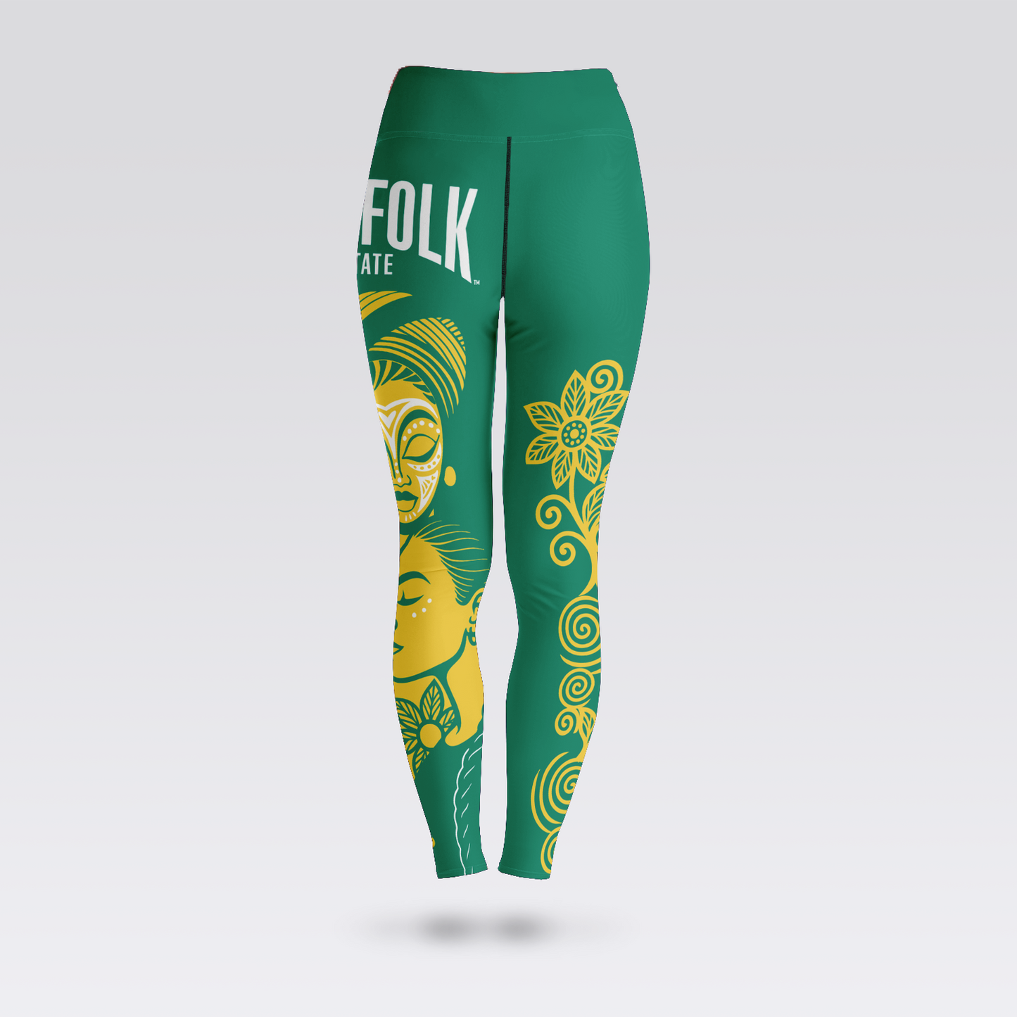 Norfolk State Afro Goddess Leggings