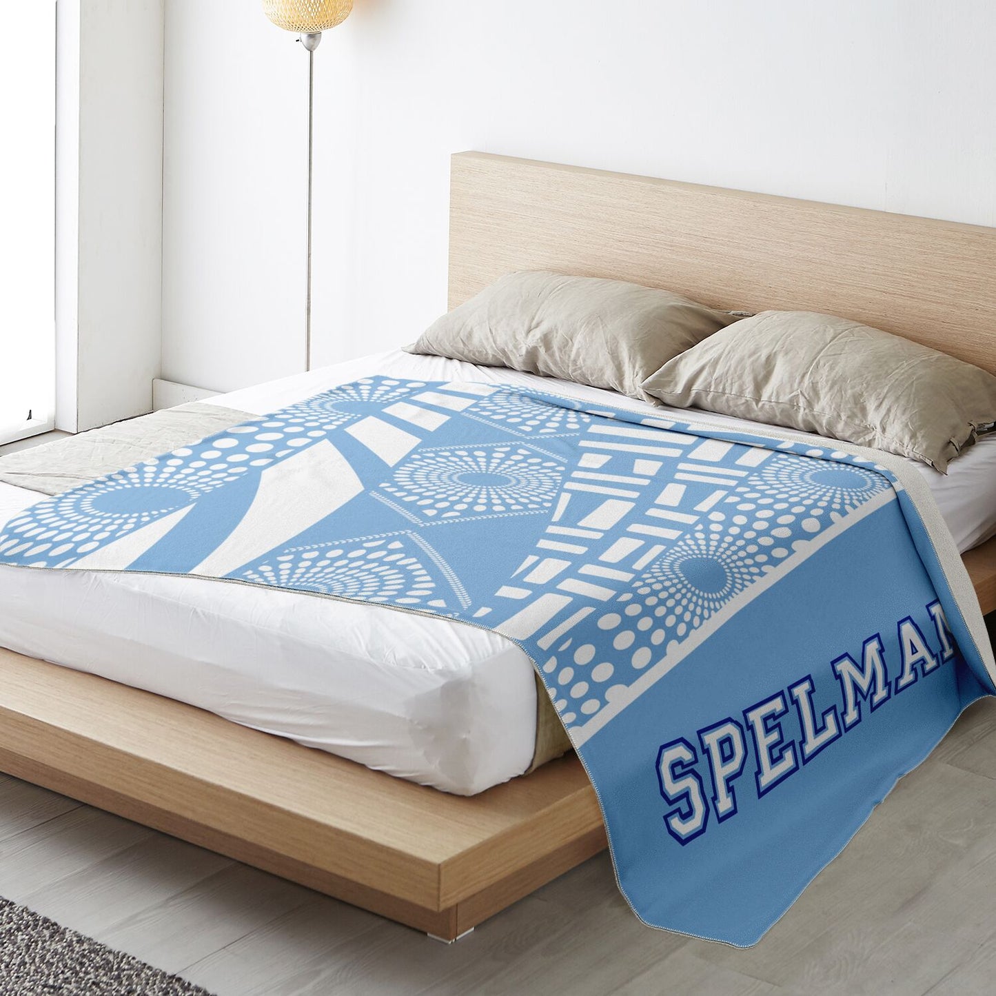 Spelman College Premium Microfleece Blanket