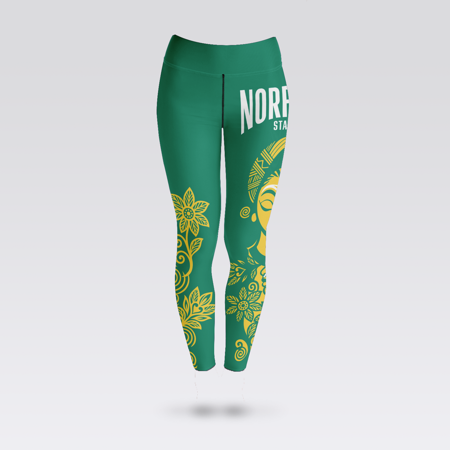 Norfolk State Afro Goddess Leggings
