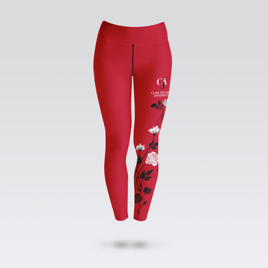 Clark Atlanta Floral Leggings