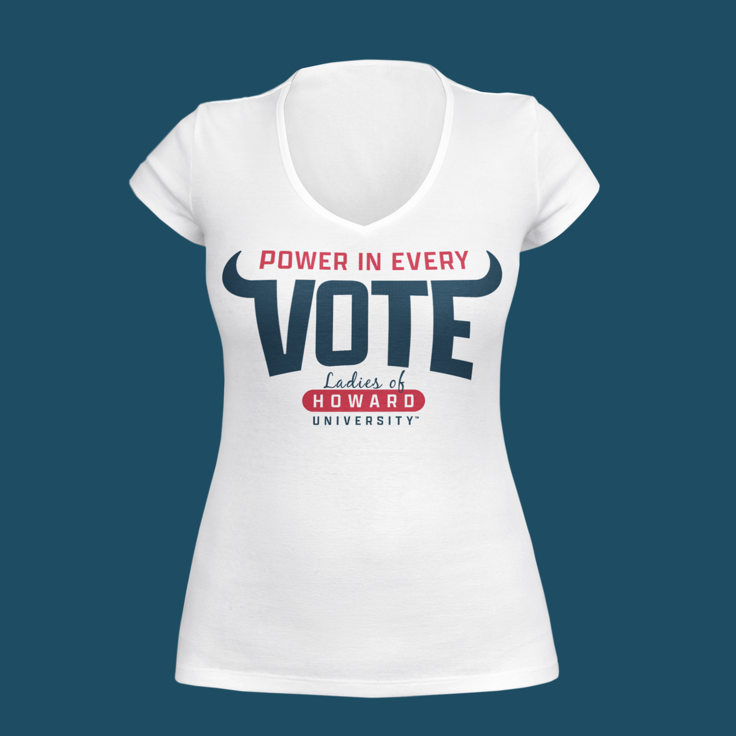 LOHU Power in Every Vote V-Neck Tee