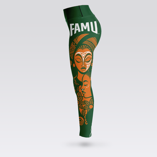 FAMU Afro Goddess Leggings