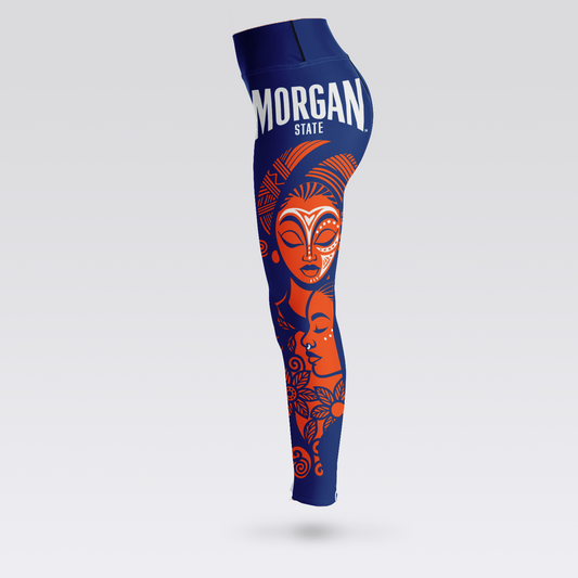 Morgan State Afro Goddess Leggings