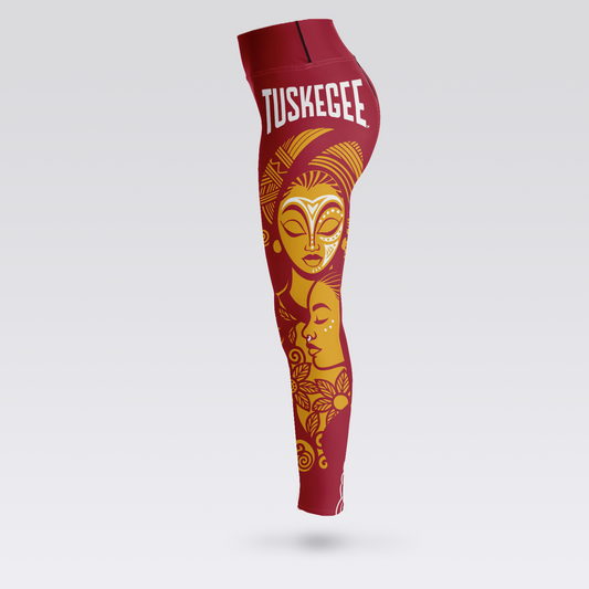 Tuskegee Afro Goddess Leggings