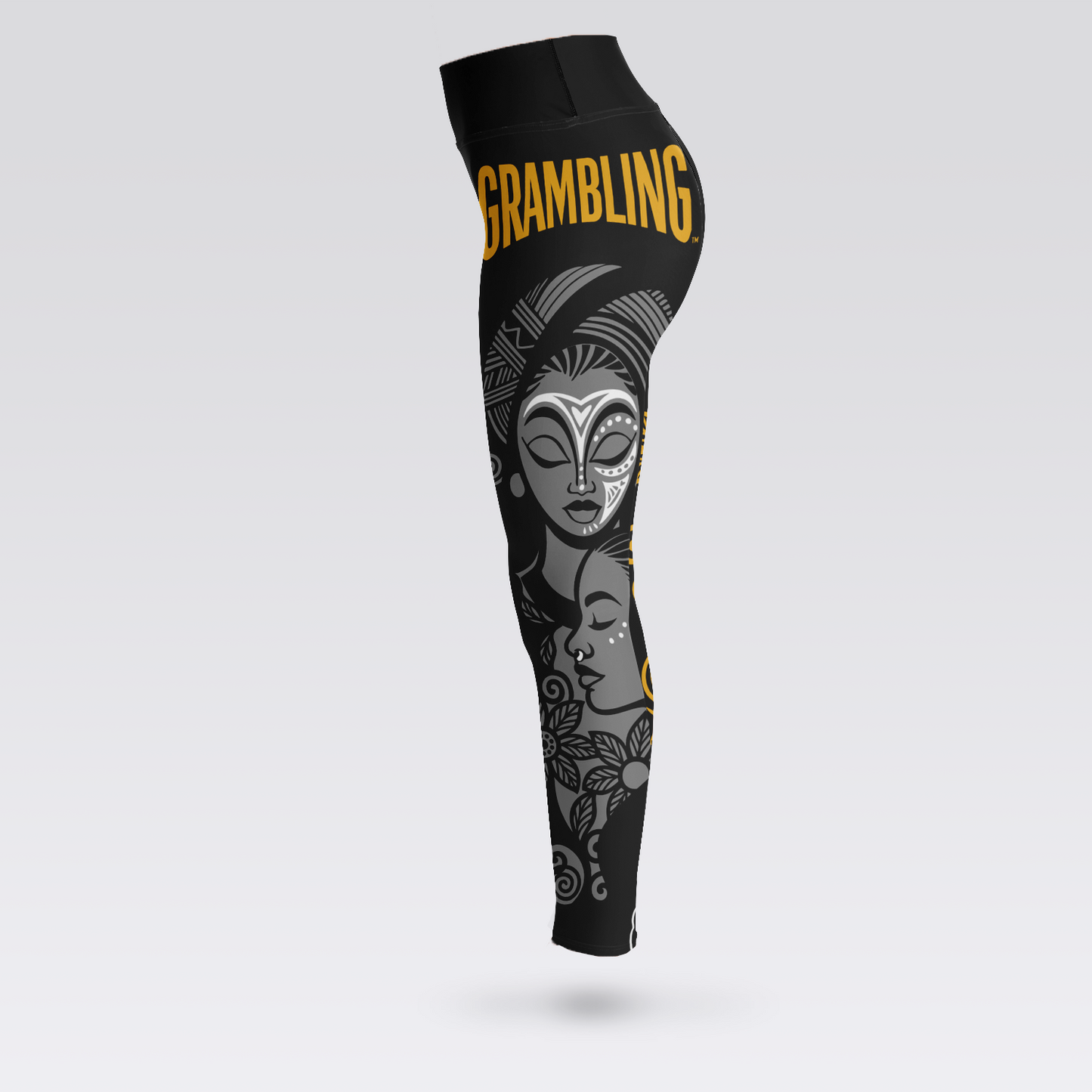 Grambling Afro Goddess Leggings