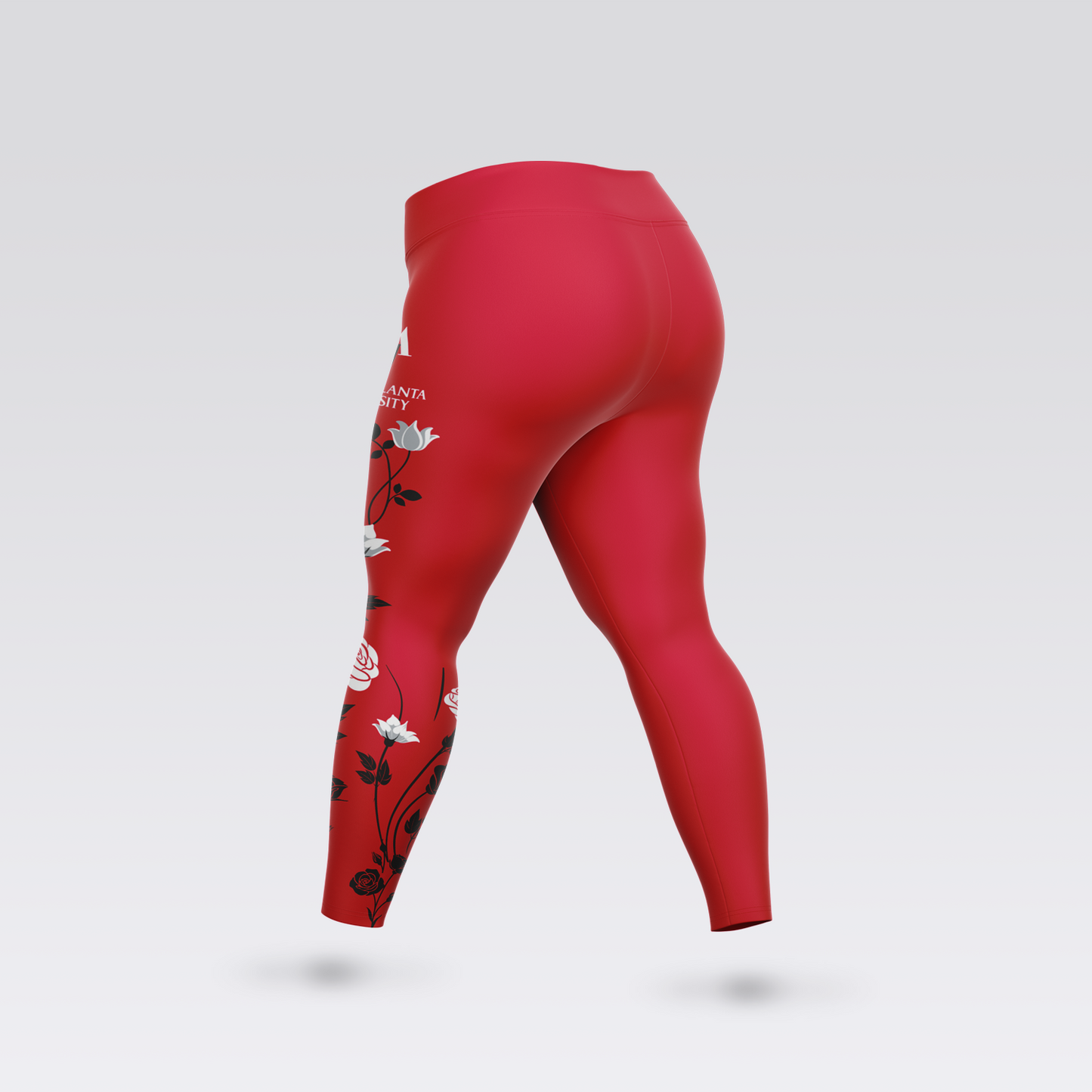 Clark Atlanta Floral Plus Size Leggings