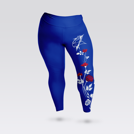ECSU Floral Plus Size Leggings