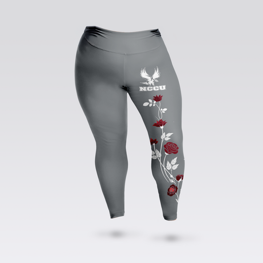 NCCU Floral Plus Size Leggings