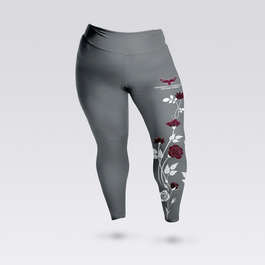 UMES Floral Plus Size Leggings