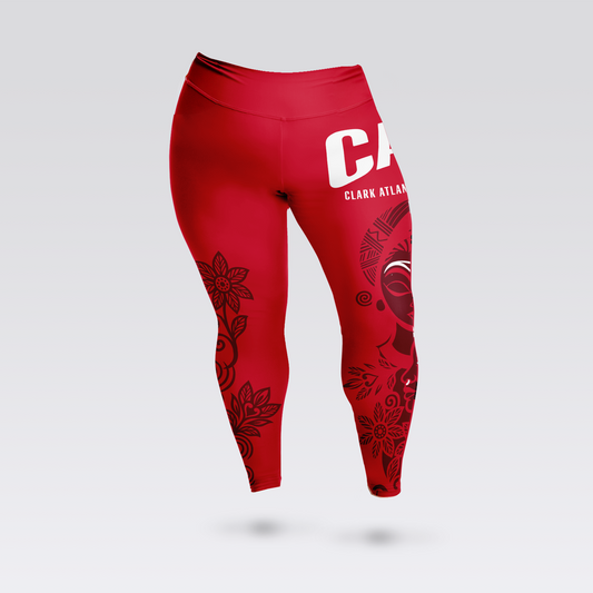 Clark Atlanta Afro Godess Plus Size Leggings