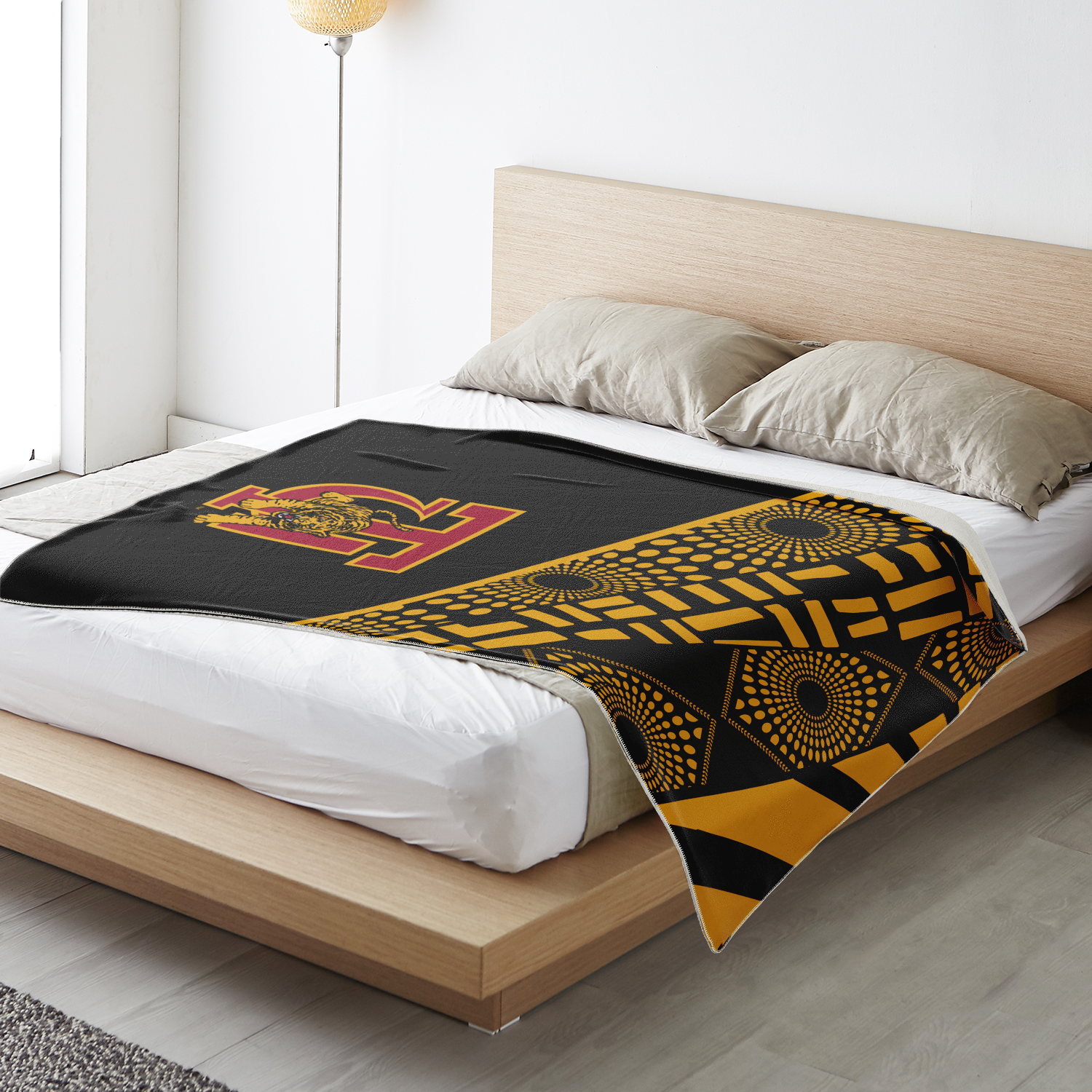 Tuskegee Golden Tigers Microfleece Blanket