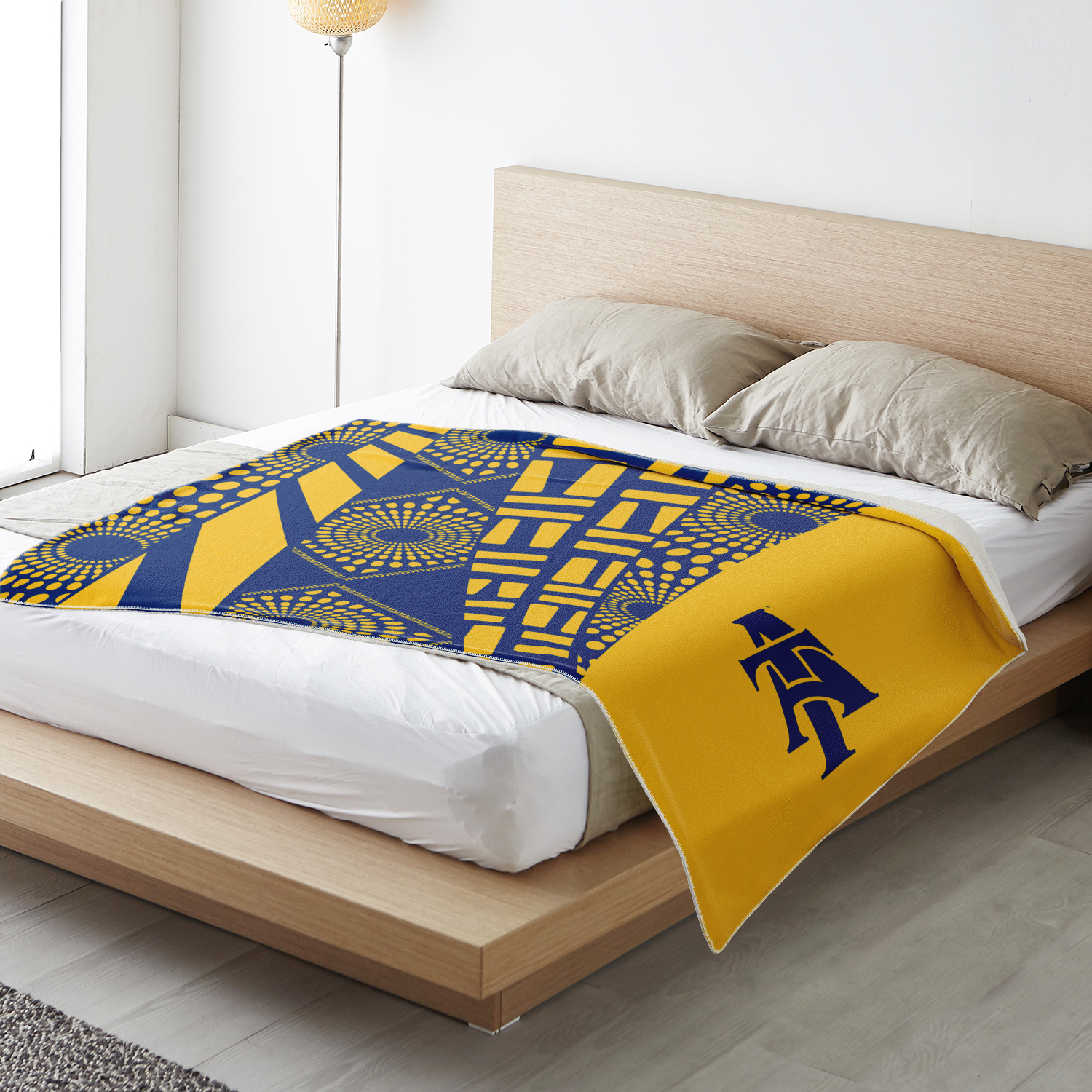 NC A&T Microfleece Blanket