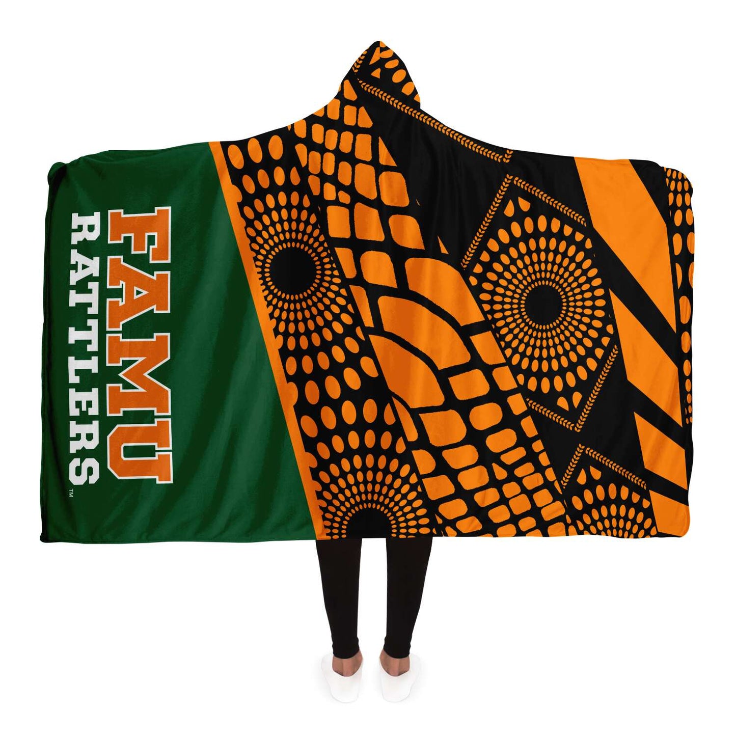 FAMU Rattlers Hooded Blanket