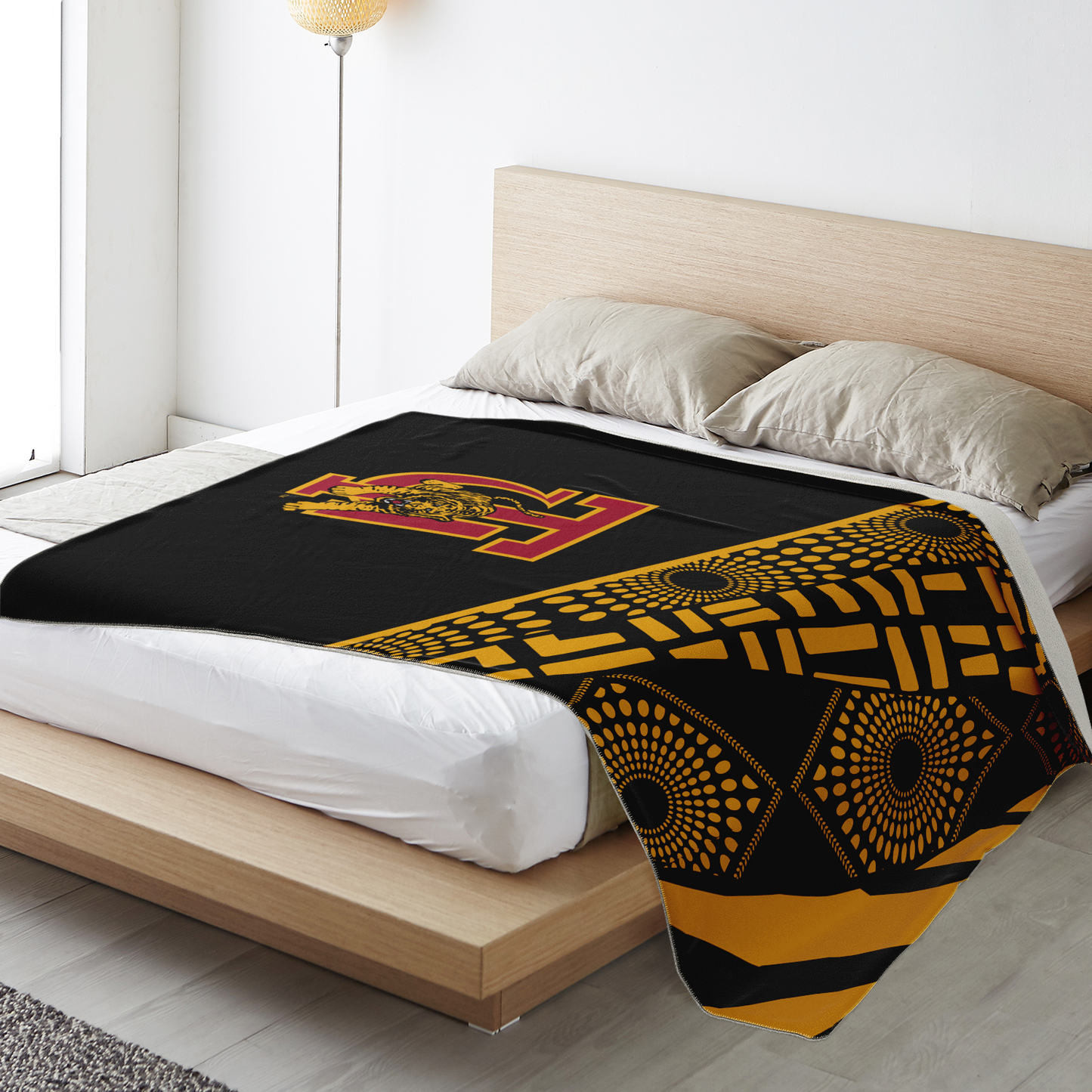 Tuskegee Golden Tigers Microfleece Blanket