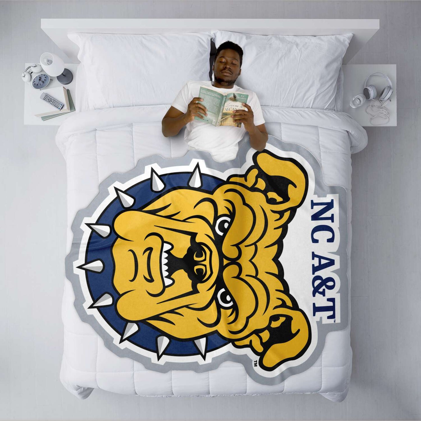 NC A&T Aggies Micro-Mink Blanket