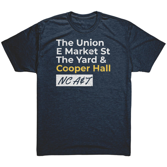 NC A&T Cooper Hall Vintage Men's Tee