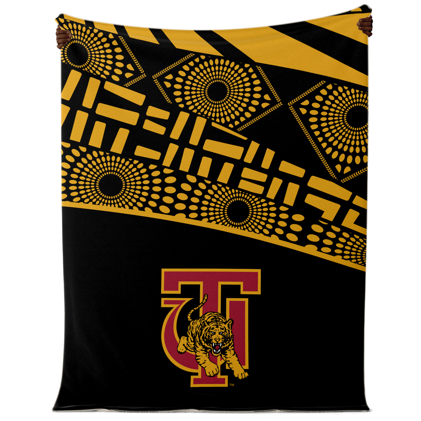 Tuskegee Golden Tigers Microfleece Blanket