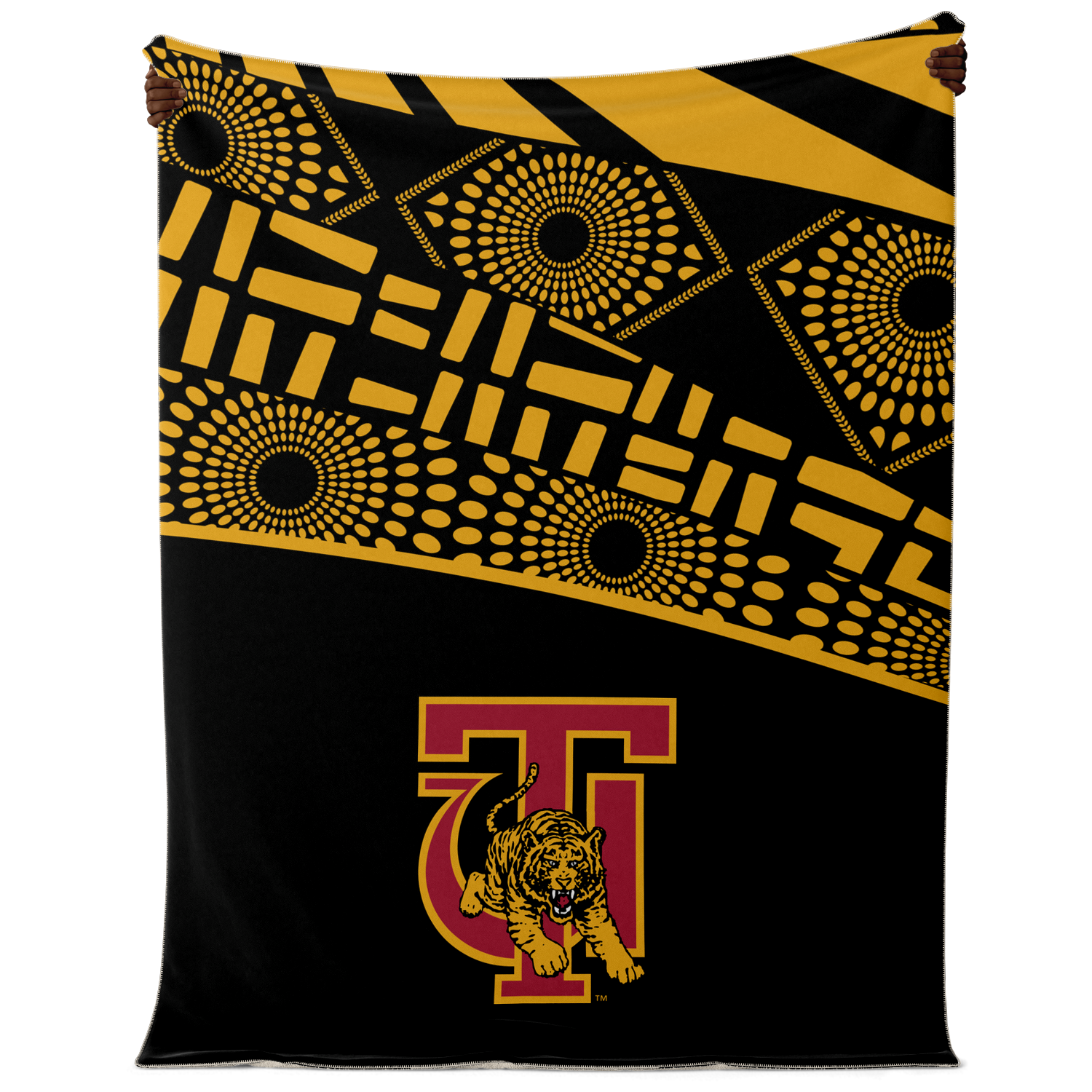 Tuskegee Golden Tigers Microfleece Blanket