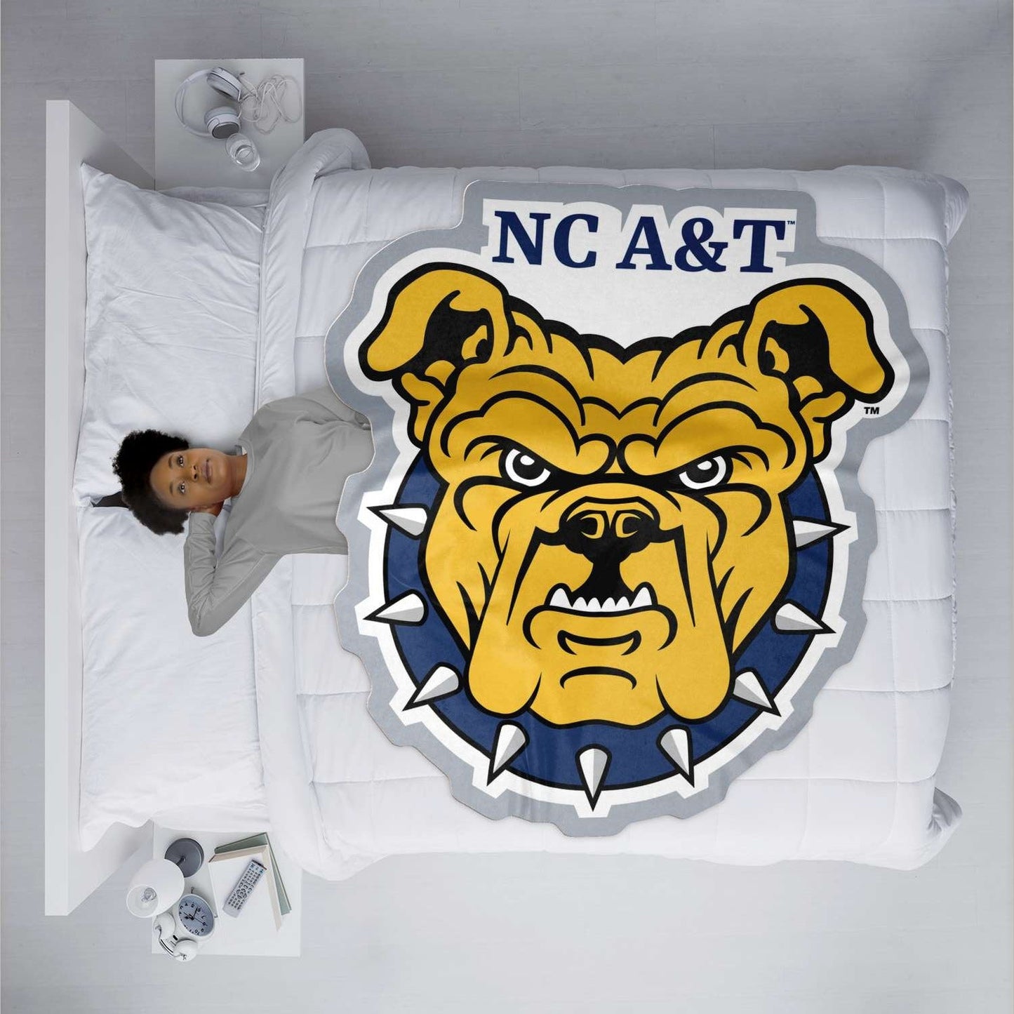 NC A&T Aggies Micro-Mink Blanket