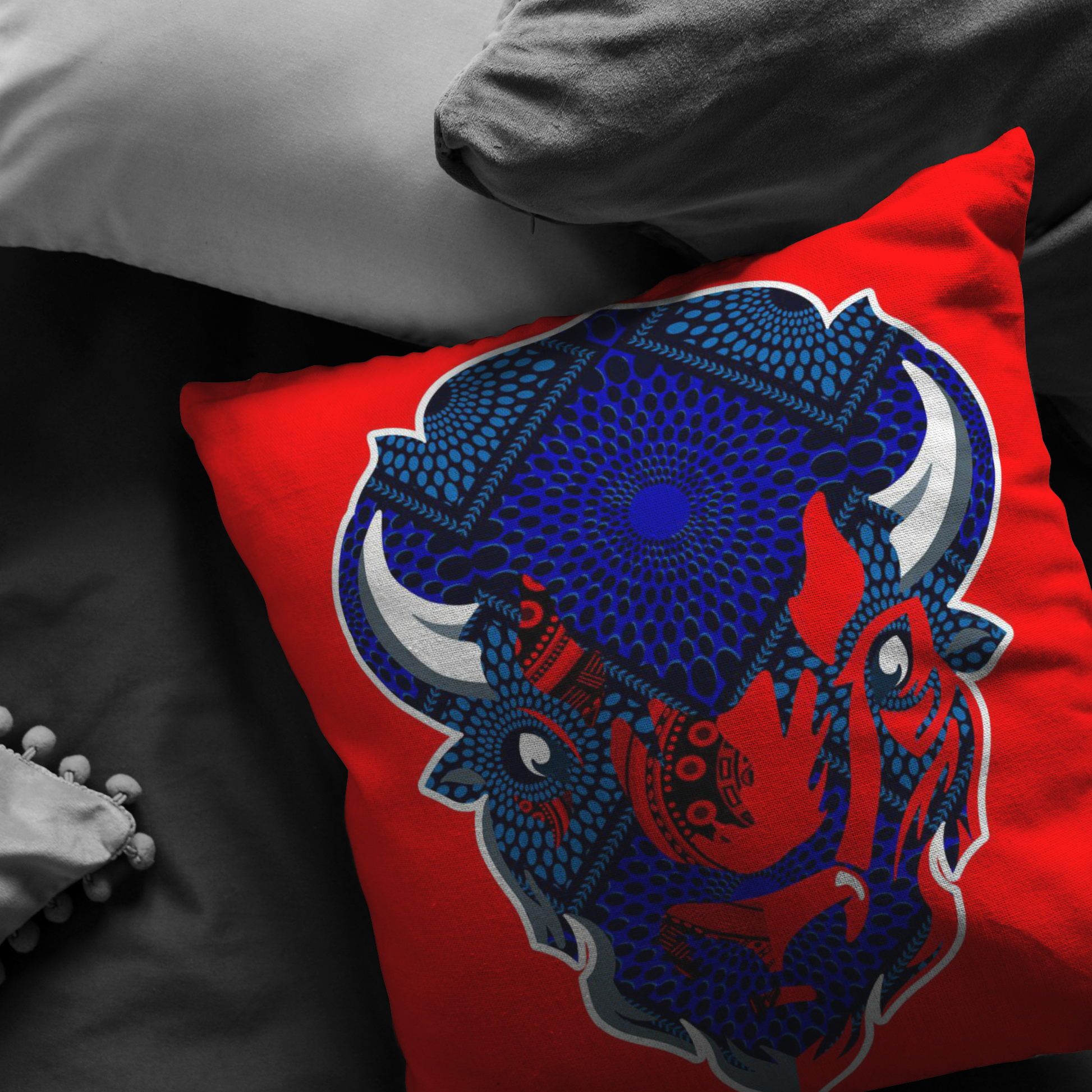 AfroBison Pillow