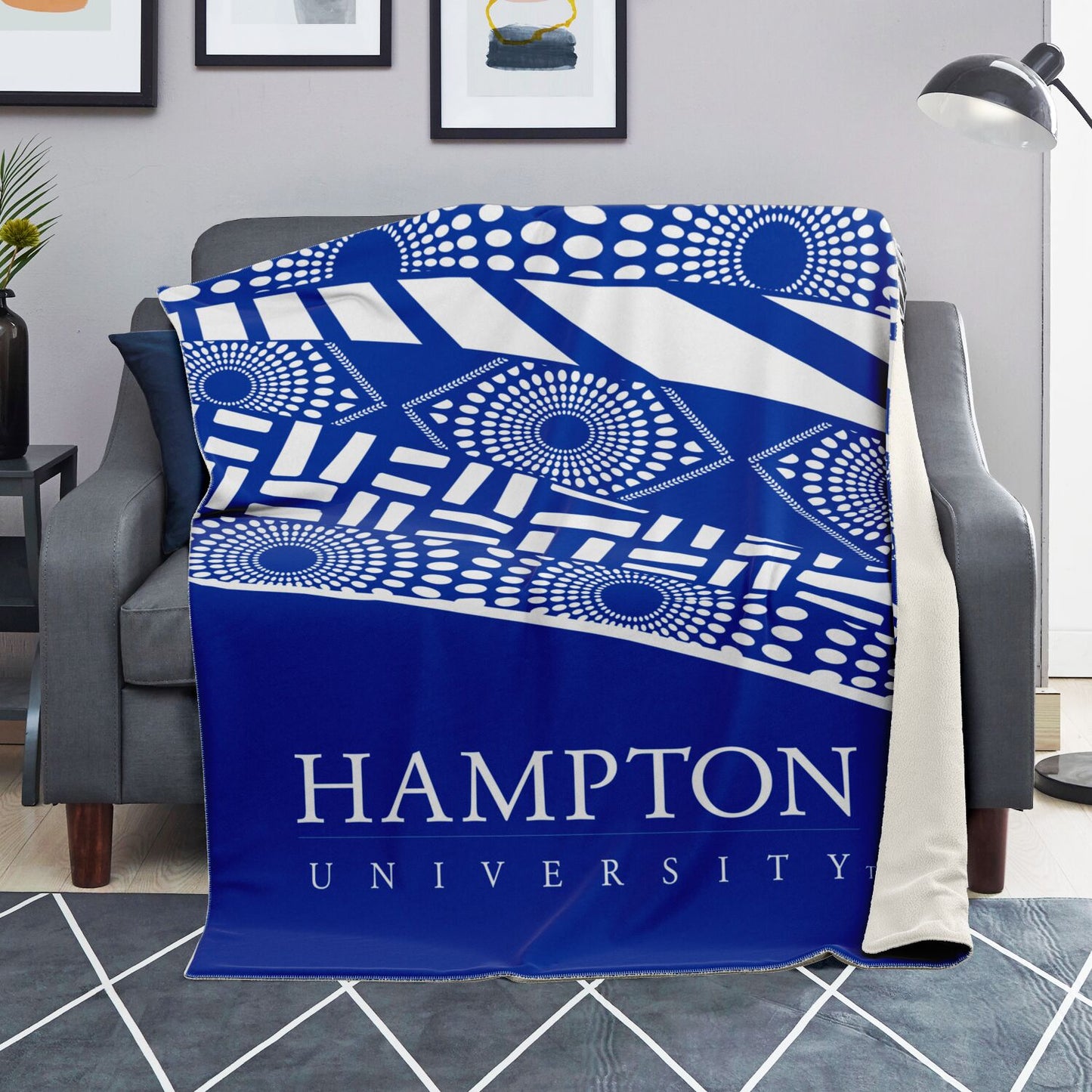 Hampton Pirates Microfleece Blanket
