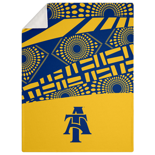 NC A&T Microfleece Blanket