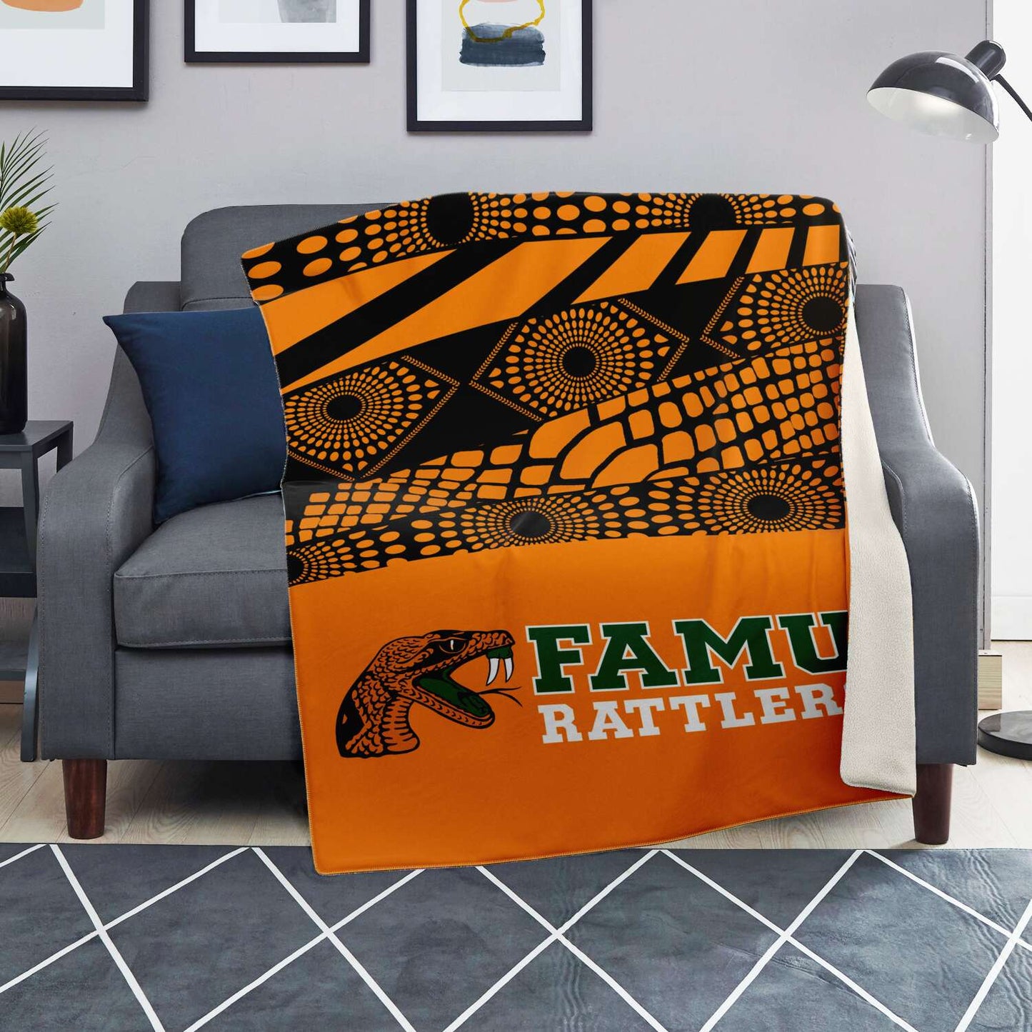 FAMU Rattlers Microfleece Blanket