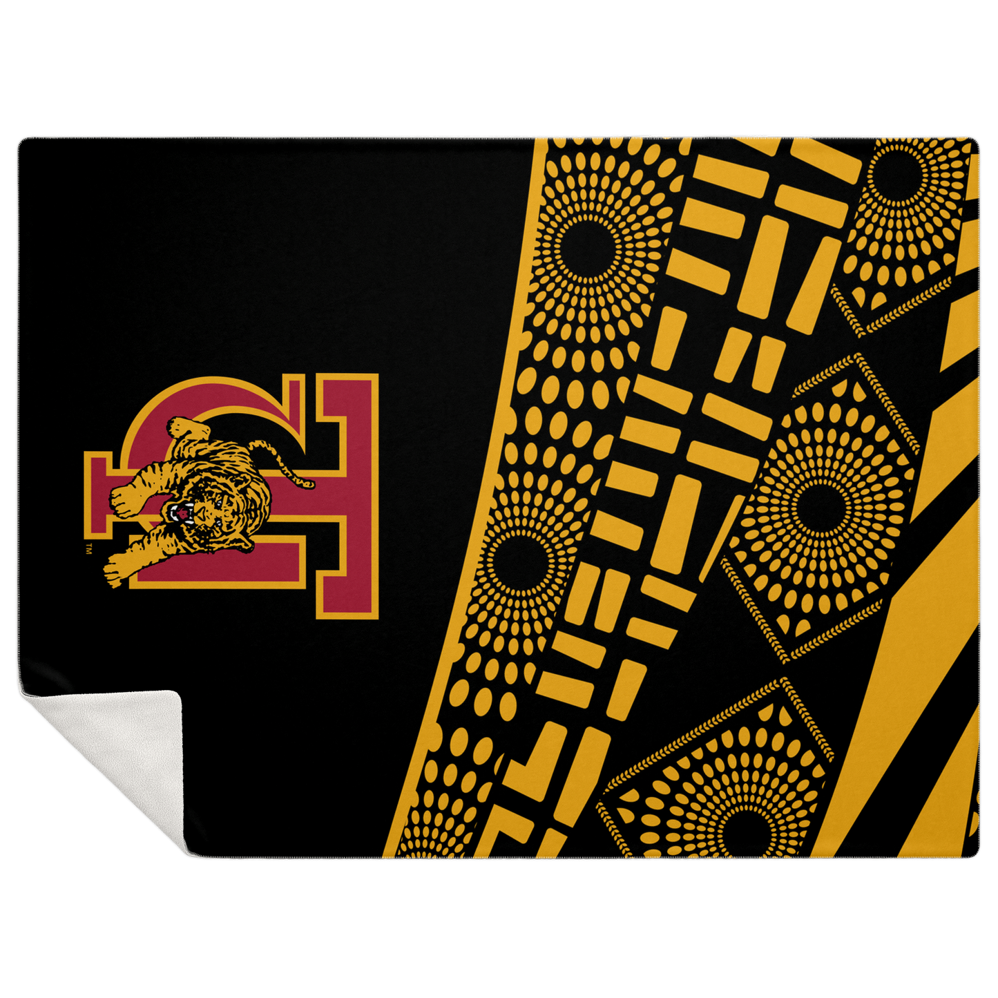 Tuskegee Golden Tigers Microfleece Blanket