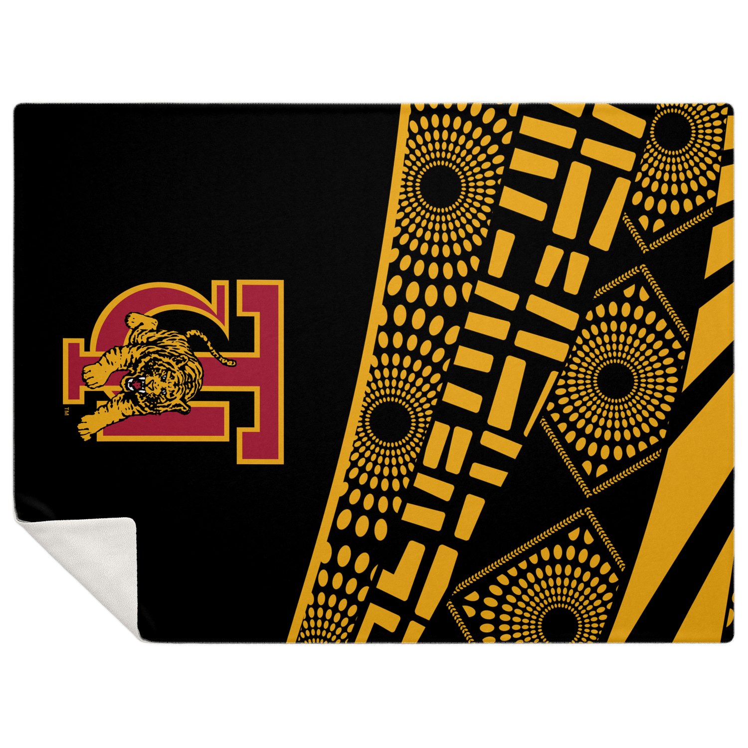 Tuskegee Golden Tigers Microfleece Blanket